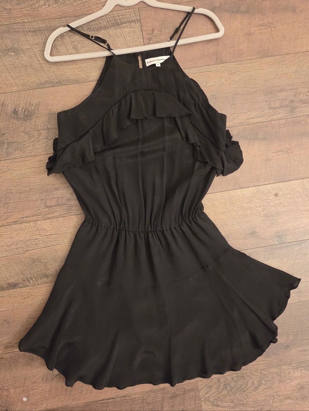 Karina Grimaldi Black Midi Dress